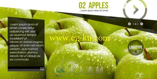 精美水果相册动画AE模板 Videohive Fruits Slideshow 5127835 Project for After E...的图片2