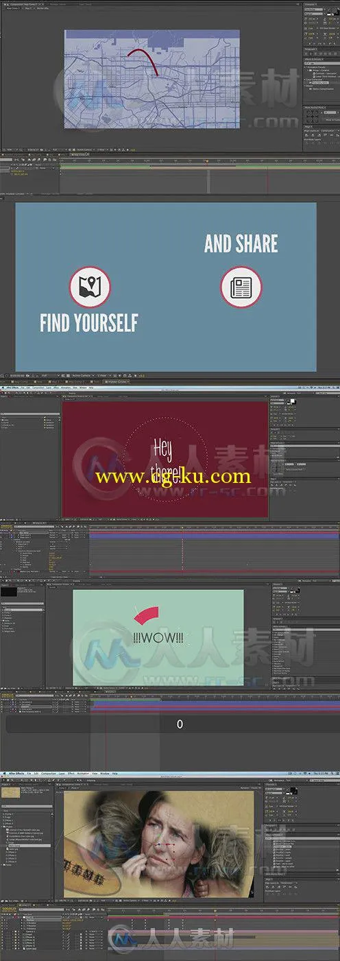 AE图形层级动画制作视频教程 Udemy After Effects Motion Graphics Advanced Shape...的图片1