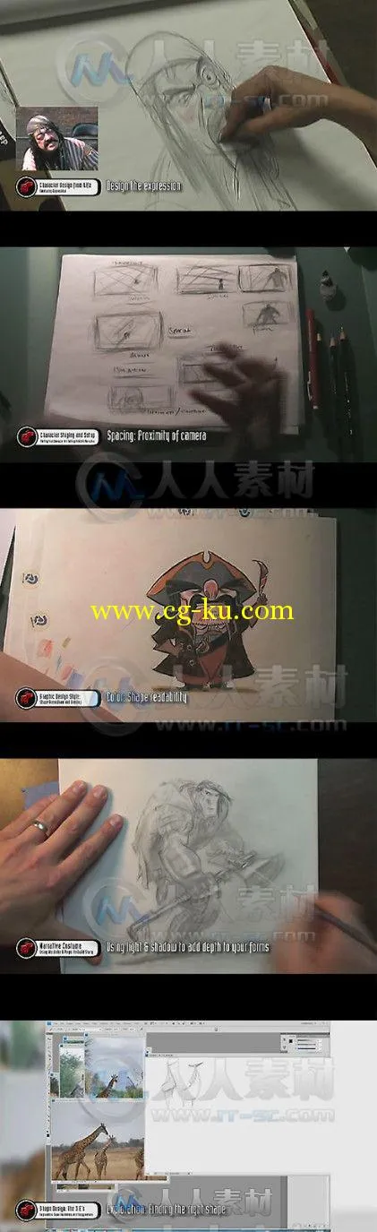 经典角色设计绘画技巧视频教程 The Art of Character Design Volume 2 with David ...的图片1