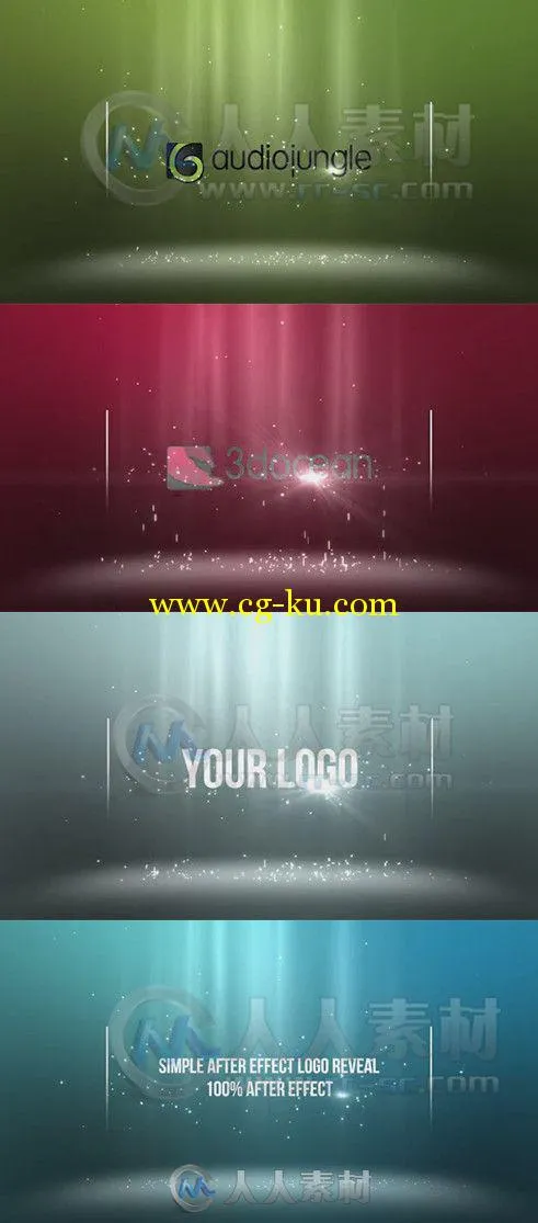 深度粒子Logo演绎动画AE模板 Videohive Deep Logo Reveal 6315761 Project for Aft...的图片1