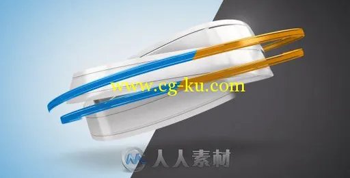 丝带飘动Logo演绎动画AE模板 Videohive Ribbons Logo Reveal 6594385 Project for ...的图片2