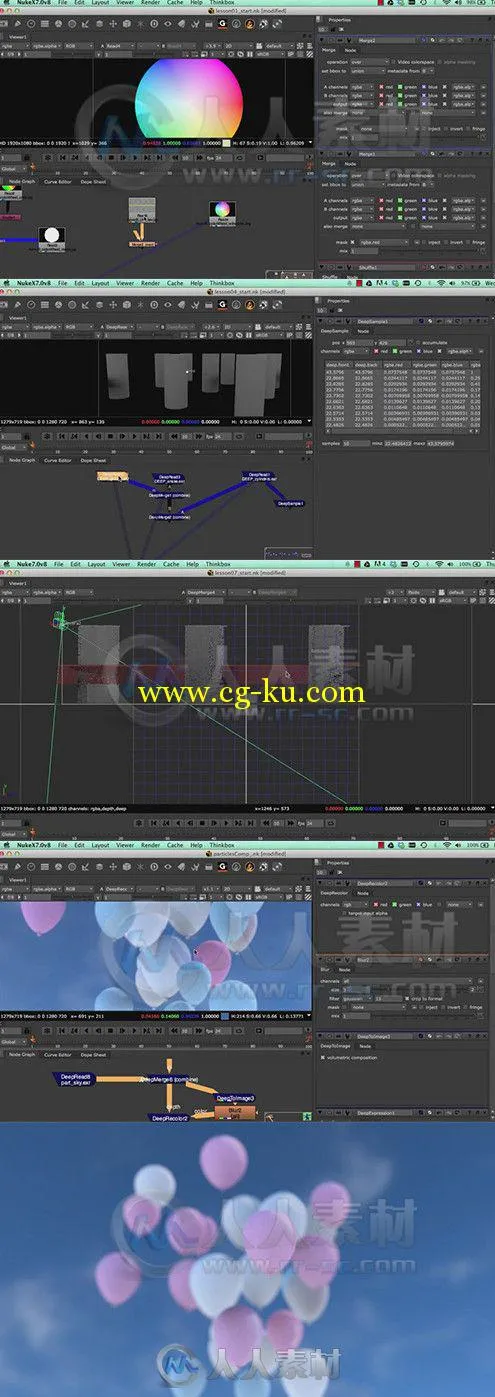 NUKE图像深度合成训练视频教程 Digital-Tutors Understanding and Compositing Dee...的图片1