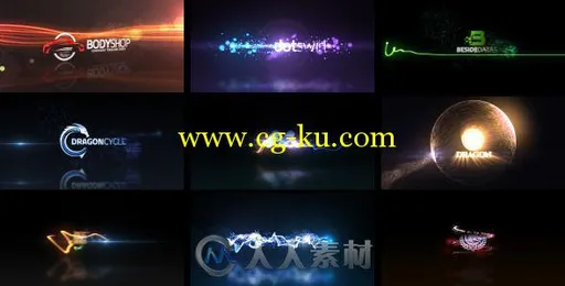 超级粒子Logo演绎动画AE模板 Videohive Quick Logo Sting Pack 04 Glowing Particl...的图片2