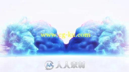 粒子云雾碰撞Logo演绎动画AE模板 Videohive Particle Collision Logo Reveal 79116...的图片2