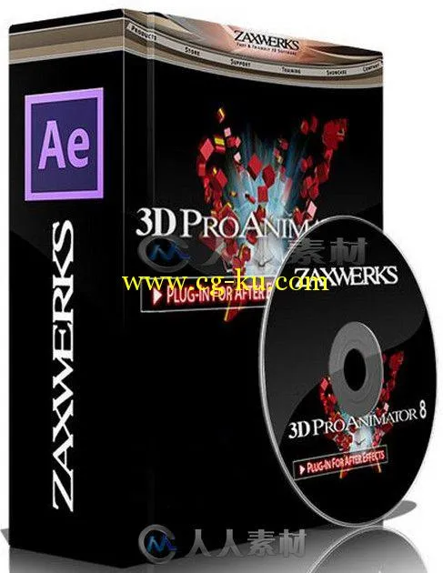 Zaxwerks ProAnimator三维字幕标题动画AE插件V8.0.1版 Zaxwerks ProAnimator v8.0....的图片1