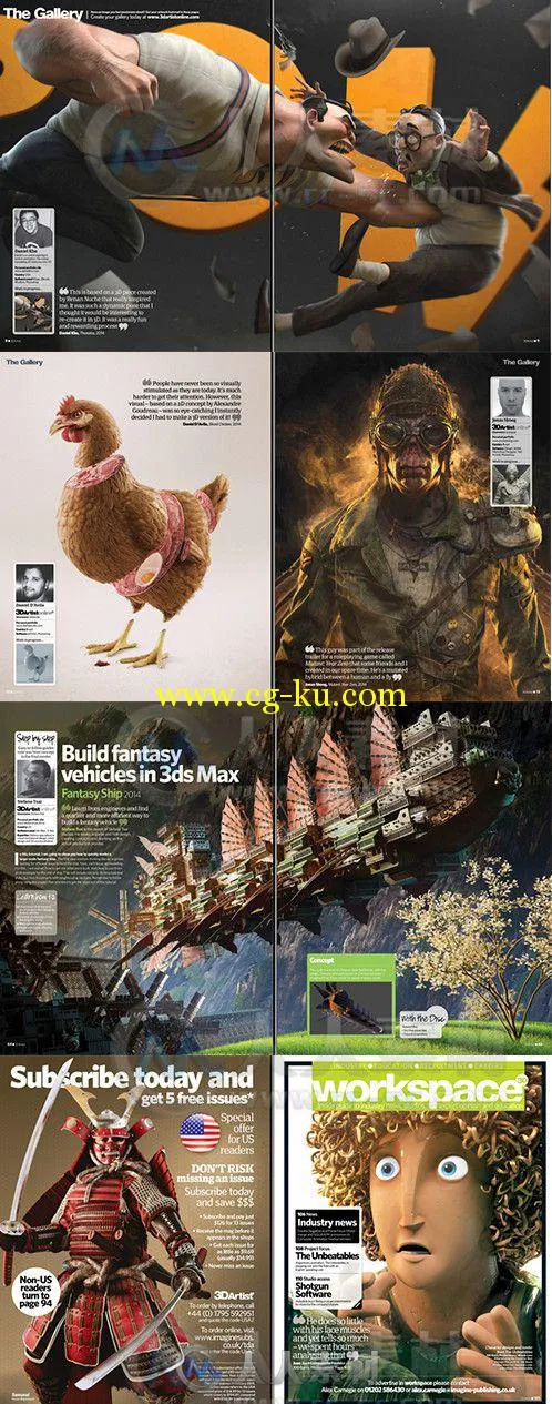 3D艺术家书籍杂志第71期 3D Artist Issue 71 2014的图片1
