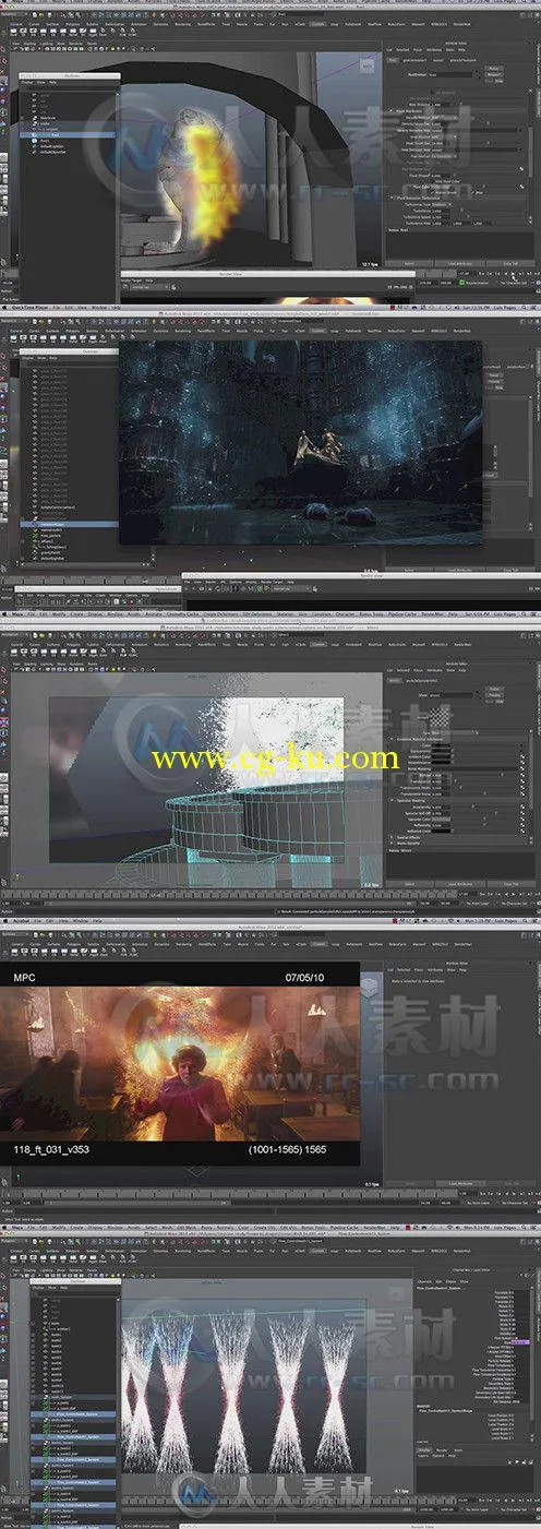 RealFlow与Maya哈利波特影视特效制作视频教程 VFXLearning Harry Potter Effects P...的图片1