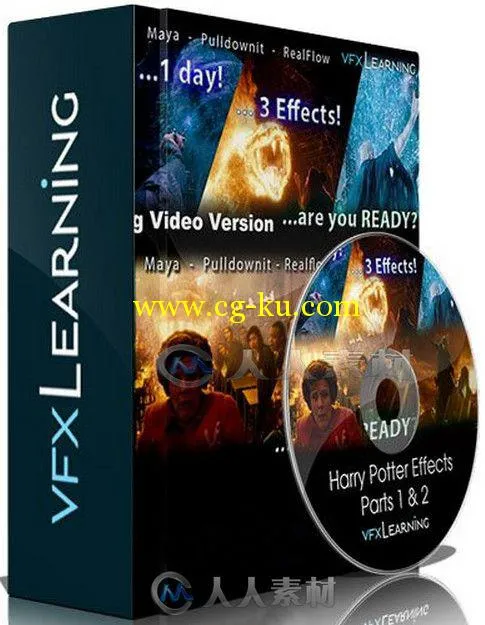 RealFlow与Maya哈利波特影视特效制作视频教程 VFXLearning Harry Potter Effects P...的图片2