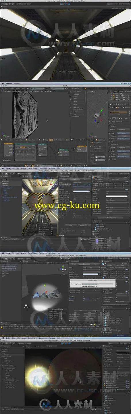 Unity三维游戏光影特效技术视频教程 Udemy Unity 3d Using Light and Shadow in Ga...的图片1