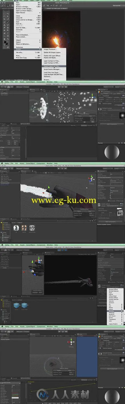 Unity粒子系统高级训练视频教程 Udemy Learn the Unity 3D Shuriken Particle System的图片1