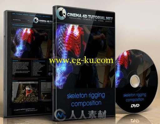 C4D骨骼动画高级技术训练视频教程 Cinema 4D Tutorial.Net Skeleton Rigging Compo...的图片3