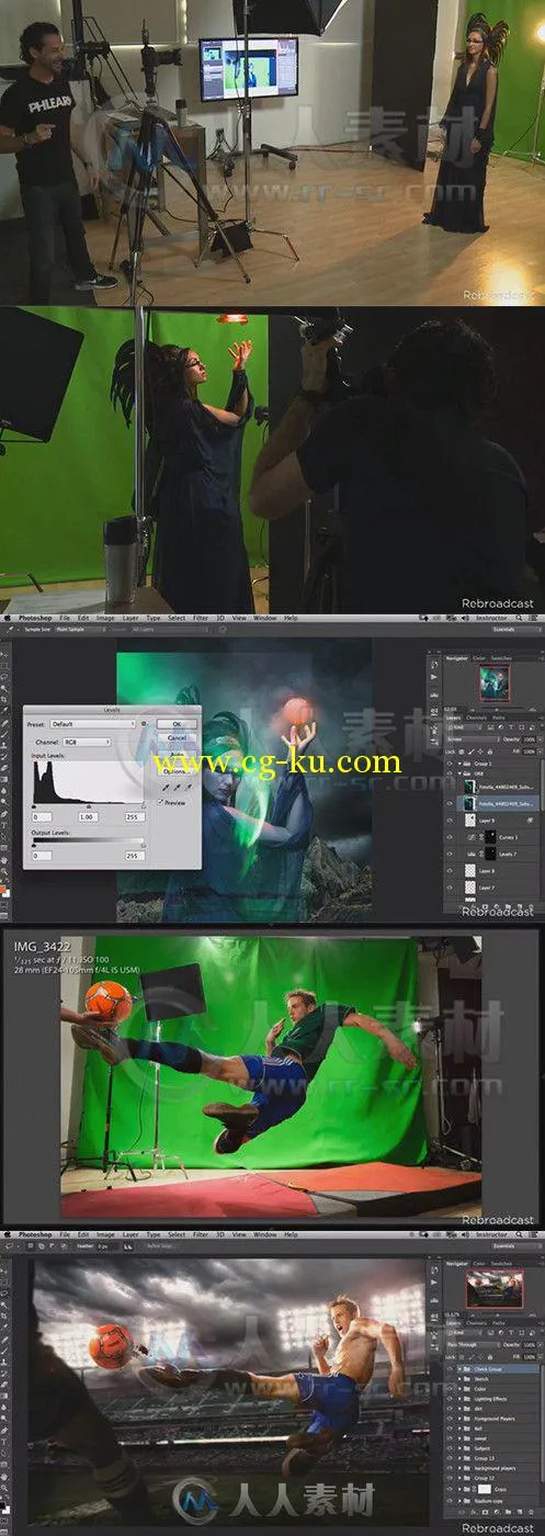 Photoshop绿屏摄影合成技术视频教程 CreativeLive Photoshop Compositing Essentia...的图片1