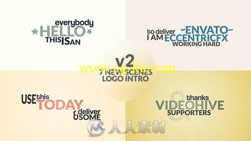 字体排版设计动画AE模板 Videohive Clean Kinetic Typography 6925574 Project for...的图片2