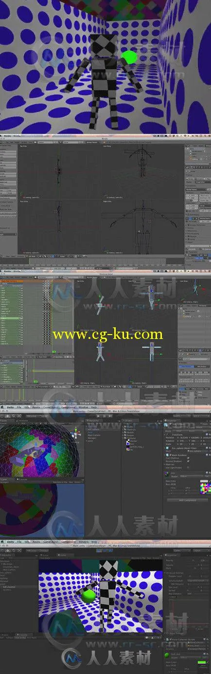 Unity与Blender游戏制作快速入门视频教程 Udemy Game Hacking Create a Game in 1 ...的图片1