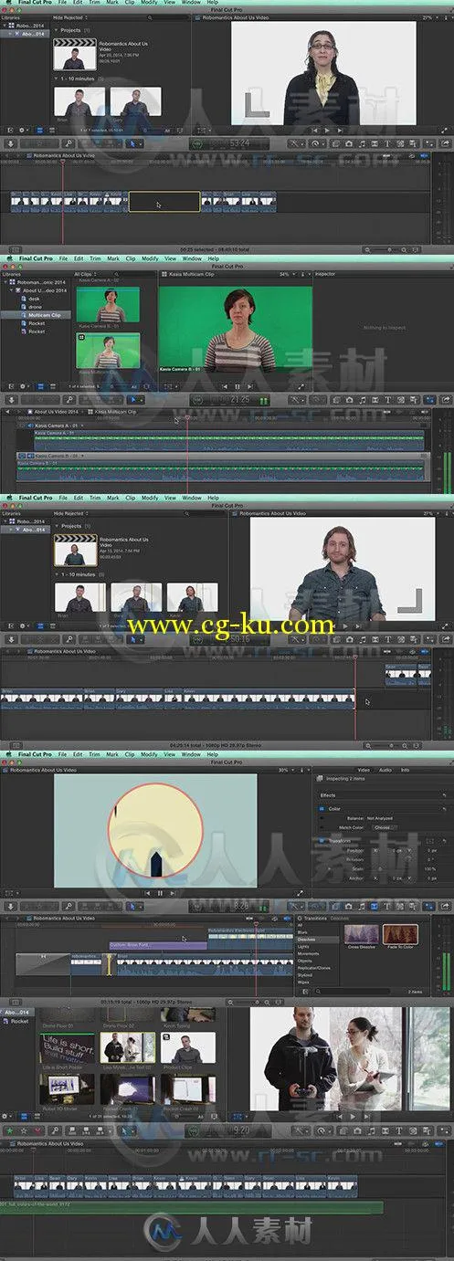 Final Cut Pro X专业级剪辑基础训练视频教程 Digital-Tutors Learning the Fundame...的图片1