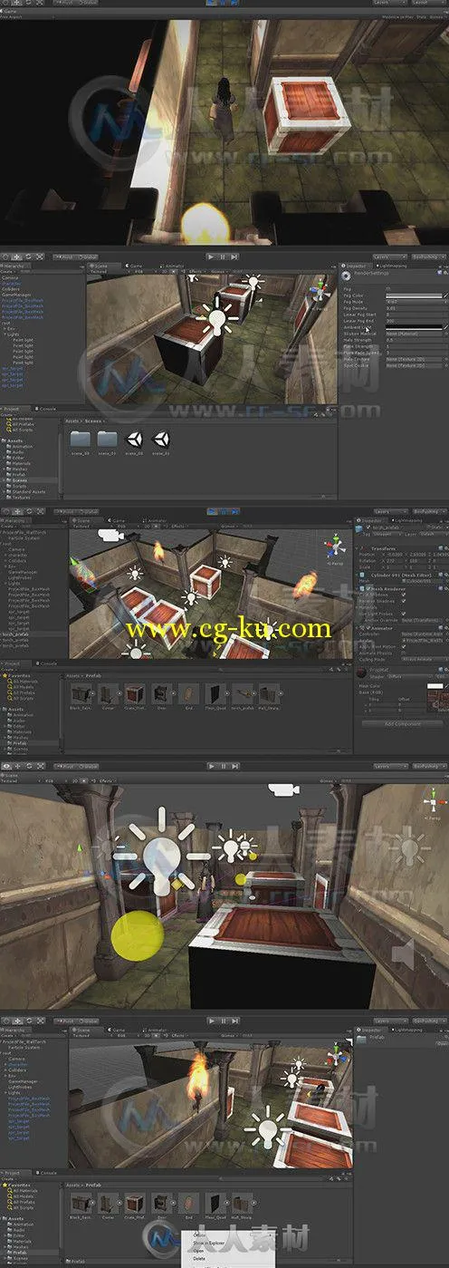 Unity三维迷宫游戏制作视频教程第四季 3DMotive Creating a Puzzle Game in Unity ...的图片1