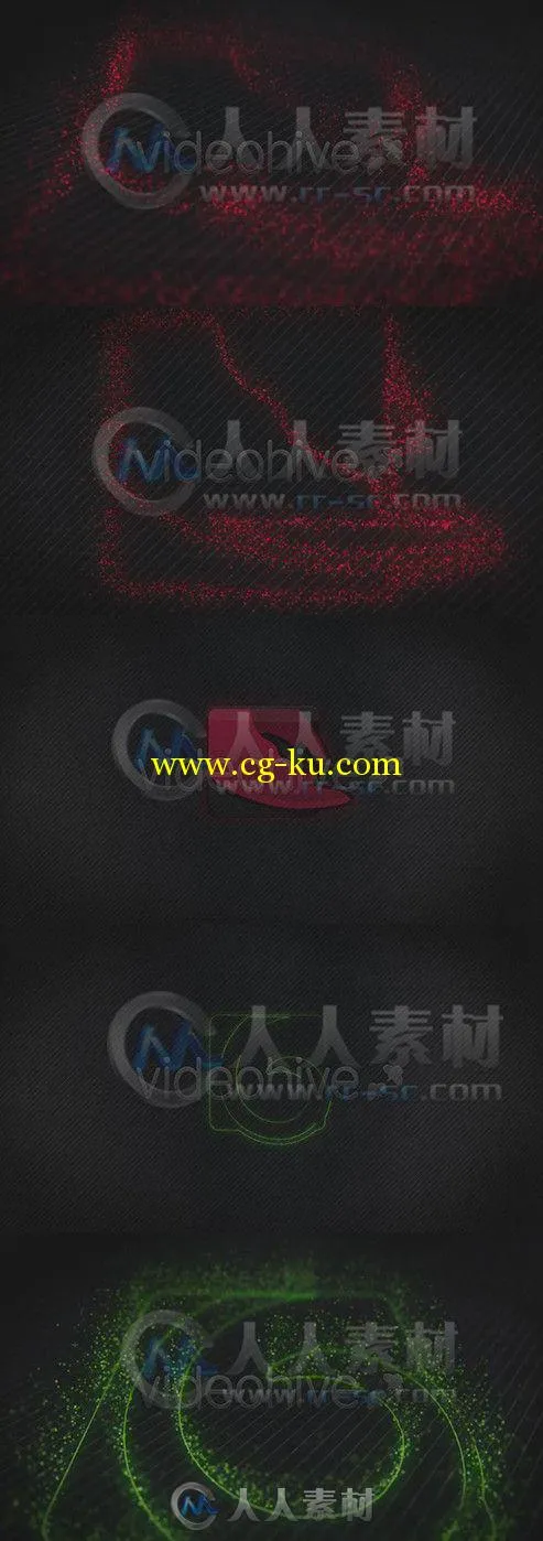 超强粒子渐现Logo演绎动画AE模板 Videohive Particles Trace Reveal 5104731 Proje...的图片2