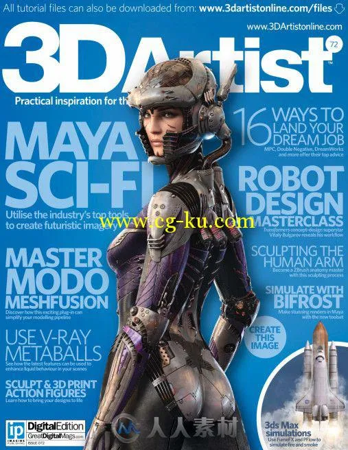 3D艺术家书籍杂志第72期 3D Artist Issue 72 2014的图片2