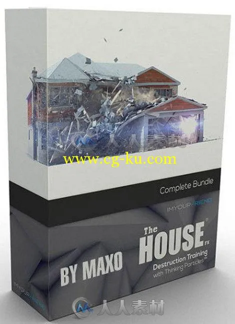 3dsmax超强建筑漫游特效制作视频教程 The House FX Thinking Particles in 3ds max的图片1