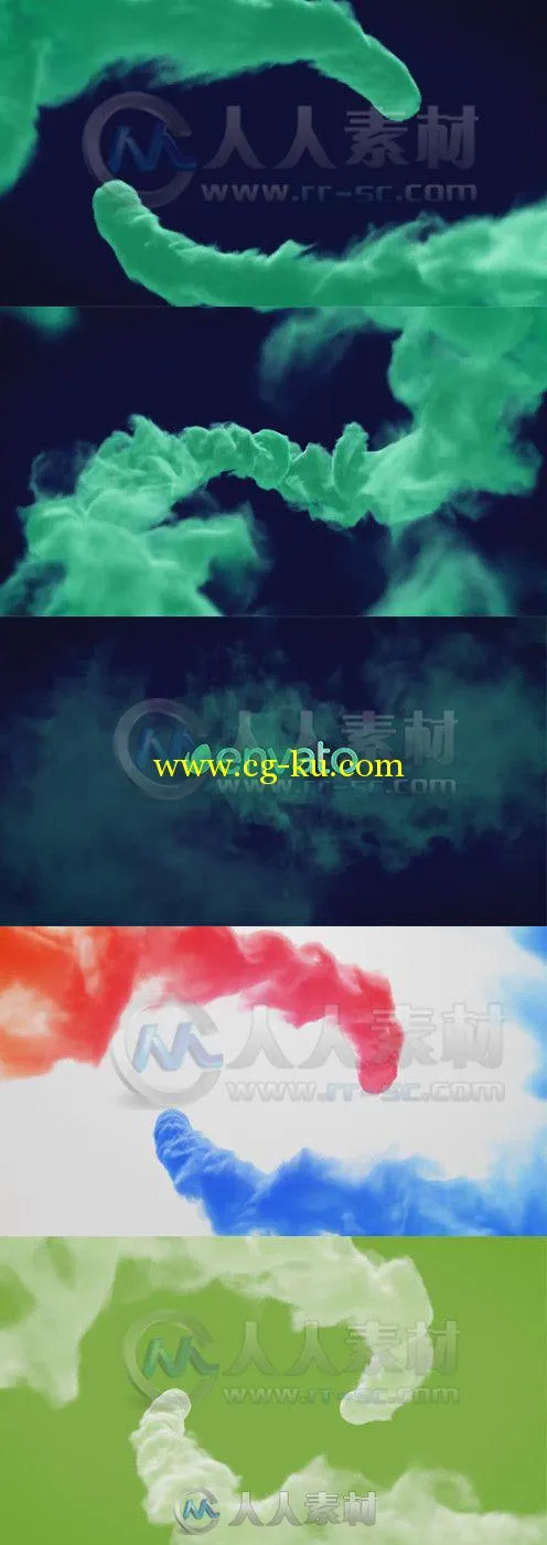 彩色烟雾Logo演绎动画AE模板 Videohive Colorful Smoke Reveal 8918826 Project fo...的图片1