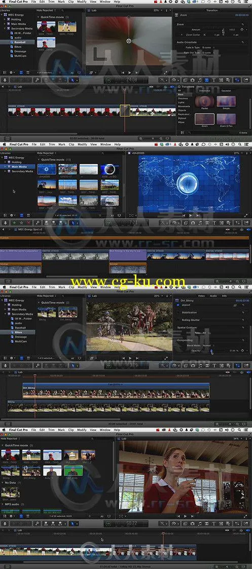 Final Cut Pro X剪辑技能训练视频教程 InfiniteSkills Learning Final Cut Pro X F...的图片1