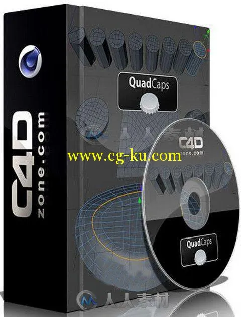 Quad Caps自动多边形C4D插件V1.0版 C4DZone Quad Caps 1.0 for Cinema 4D的图片1