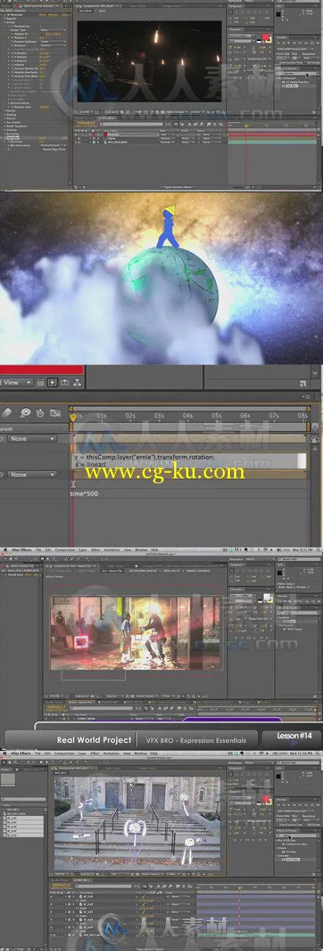 AE表达式技术深入训练视频教程 VFXBRO After Effects Expressions Essentials的图片1