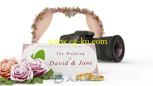 婚礼相机展示动画AE模板 Videohive Wedding Film Intro 7422671 Project for After...的图片1