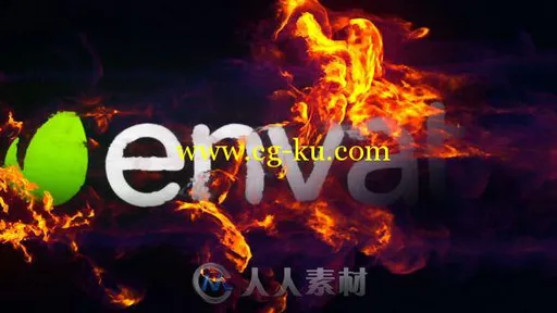 爆炸火焰Logo演绎动画AE模板 Videohive Fire Explosion Reveal 8934884 Project fo...的图片2