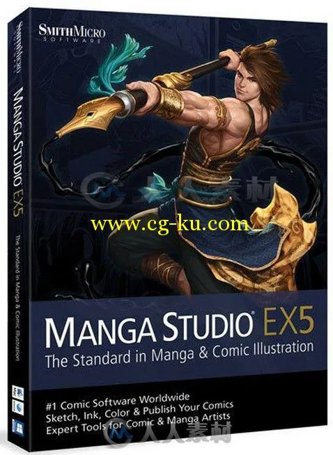 Manga Studio EX动画与漫画设计软件V5.0.5版 Manga Studio EX v5.0.5 Win Mac XFORCE的图片1