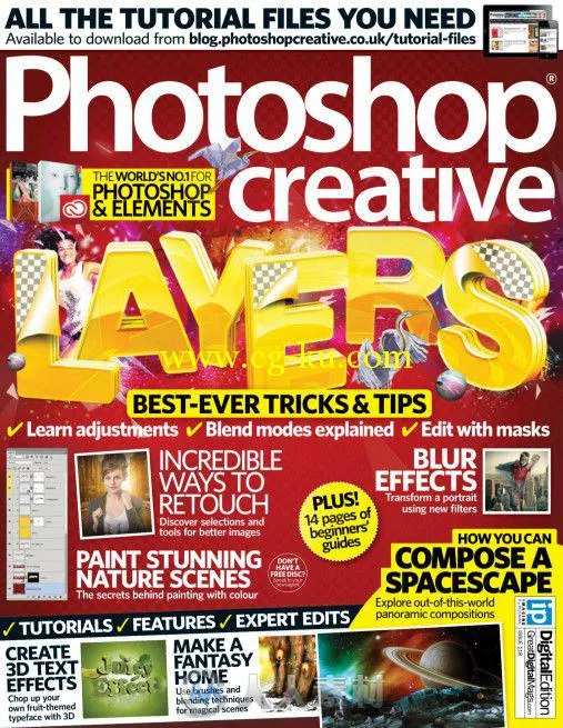 Photoshop创意杂志2014年第118期 Photoshop Creative Issue 118 2014的图片2