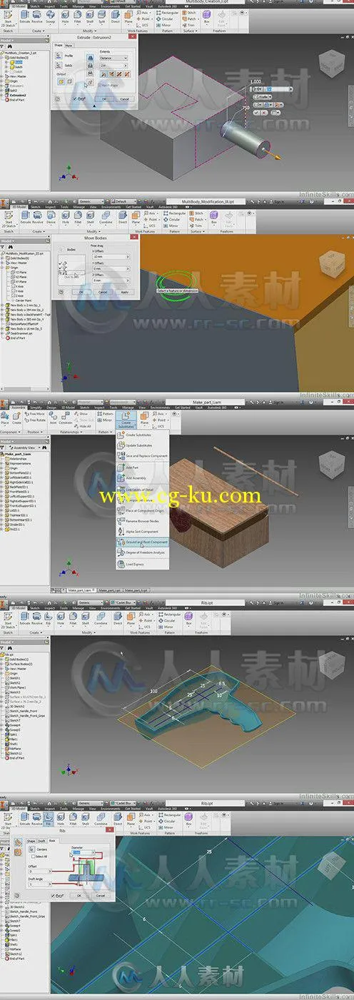 Inventor先进技术训练视频教程 InfiniteSkills Mastering Autodesk Inventor Advan...的图片1