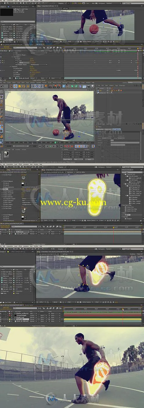 C4D与AE真人影视特效动画融合视频教程 Digital-Tutors Integrating Motion Graphic...的图片1