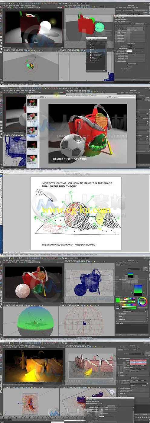 Maya中mentalray灯光渲染终极训练视频教程 The Gnomon Workshop Final Gather in M...的图片1
