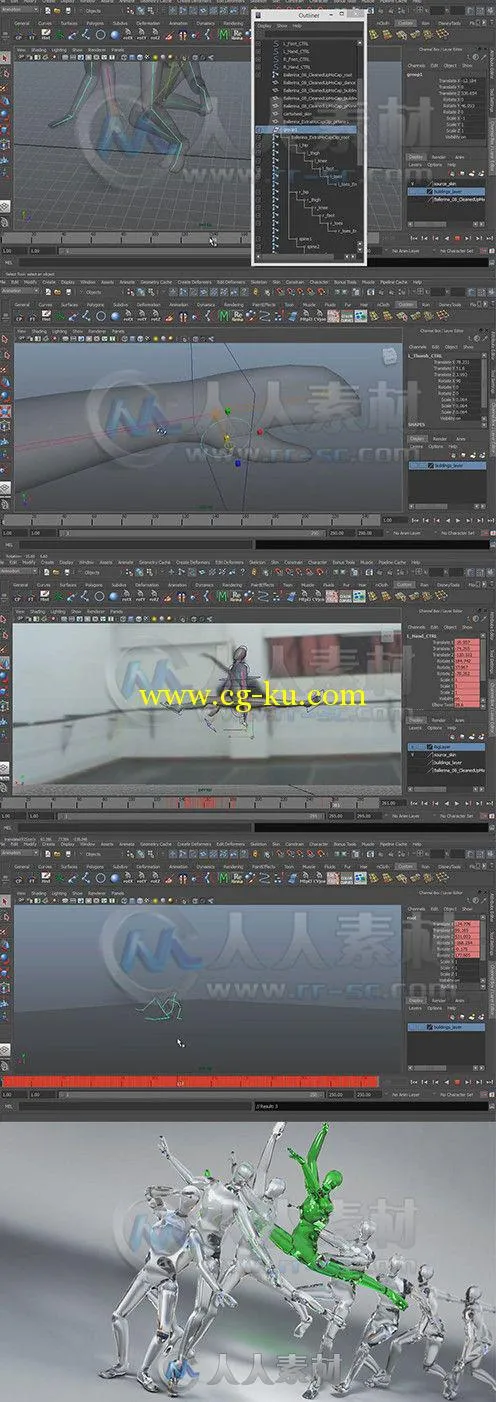 Maya动作捕捉关键帧技术视频教程 Digital-Tutors Adding Keyframe Animation to Mo...的图片1