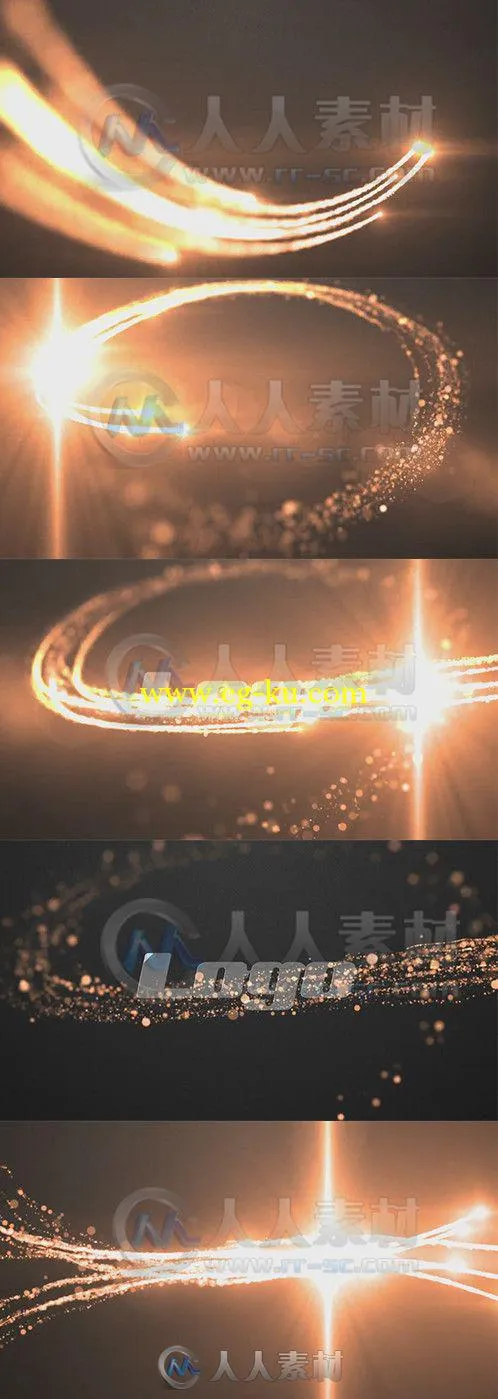 粒子旋窝Logo演绎动画AE模板 Videohive Particle Swirl Logo 8982854的图片1