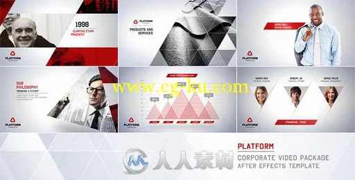 公司宣传企业级包装动画AE模板 Videohive Platform Corporate Video Package 6509162的图片2