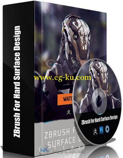 Zbrush游戏电影角色雕刻艺术训练视频教程 Cubebrush Zbrush for Hard Surface Design的图片2