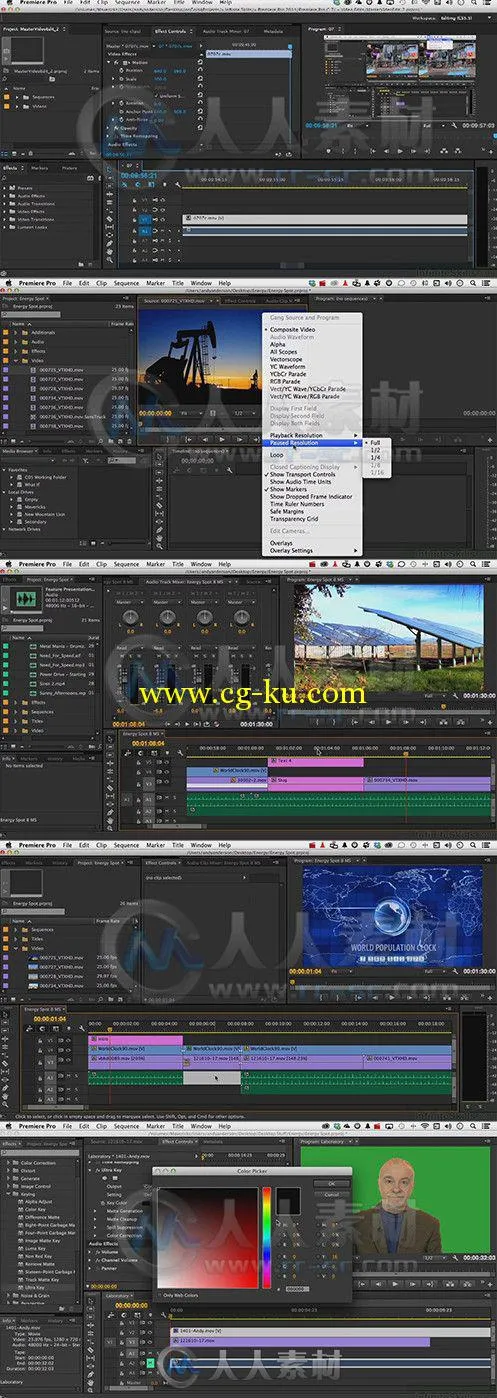 Premiere Pro CC 2014专业技能训练视频教程 InfiniteSkills Learning Adobe Premie...的图片1