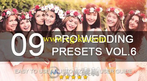 专业婚礼调色预设LRTemplate模板 Graphicriver 9 Pro Wedding Presets vol.6 8284354的图片1