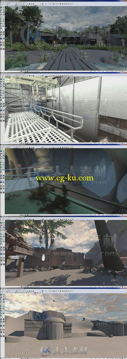 UDK与Maya大型游戏环境制作训练视频教程 CGWorkshops Environment Modelling for G...的图片1