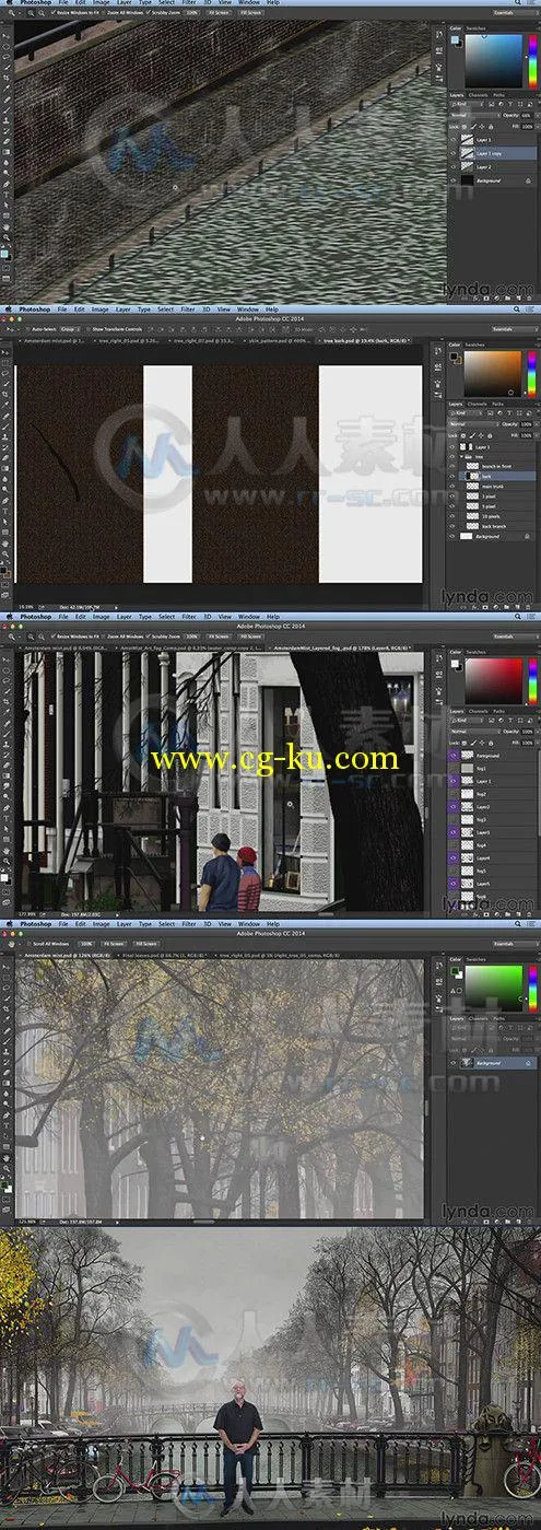 AI与PS自然迷雾特效制作视频教程第二季 Lynda The Making of Amsterdam Mist the N...的图片1