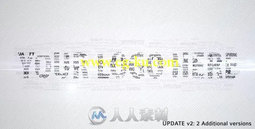 文字汇聚Logo演绎动画AE模板 Videohive Buzzwords Logo Reveal II 9169284 Project...的图片2