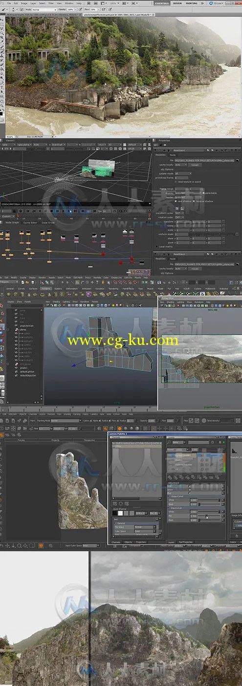 MARI与NUKE视觉特效场景制作视频教程 Digital-Tutors Creating a VFX Environment ...的图片1