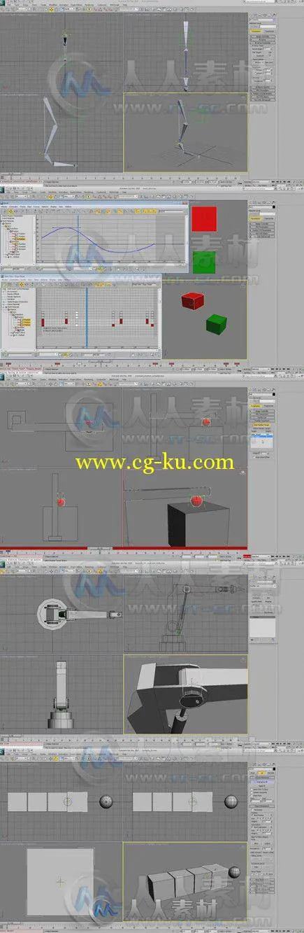 3D Studio Max游戏动画技术视频教程 Udemy Creating Animations in 3D Studio Max的图片1