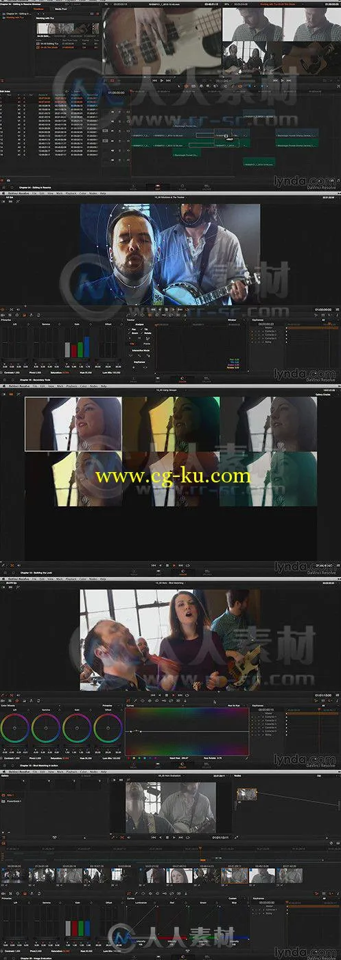 DaVinci11达芬奇全面核心训练视频教程 Lynda DaVinci Resolve 11 Essential Training的图片1