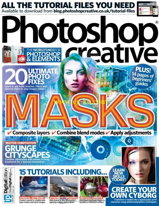 Photoshop创意杂志2014年第120期 Photoshop Creative Issue 120 2015的图片1