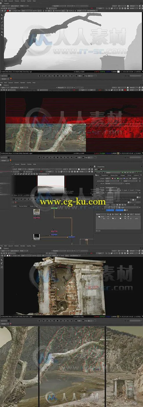 NUKE影视级二维转换立体三维技术视频教程 Digital-Tutors Stereo Conversion from ...的图片1