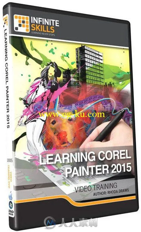 Painter 2015绘画基础技能训练视频教程 InfiniteSkills Learning Corel Painter 2015的图片2