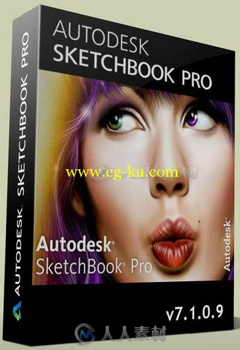 SketchBook欧特克数字绘画设计软件V7.1.0.87.1.0.9版 Autodesk SketchBook Pro 7.1...的图片1